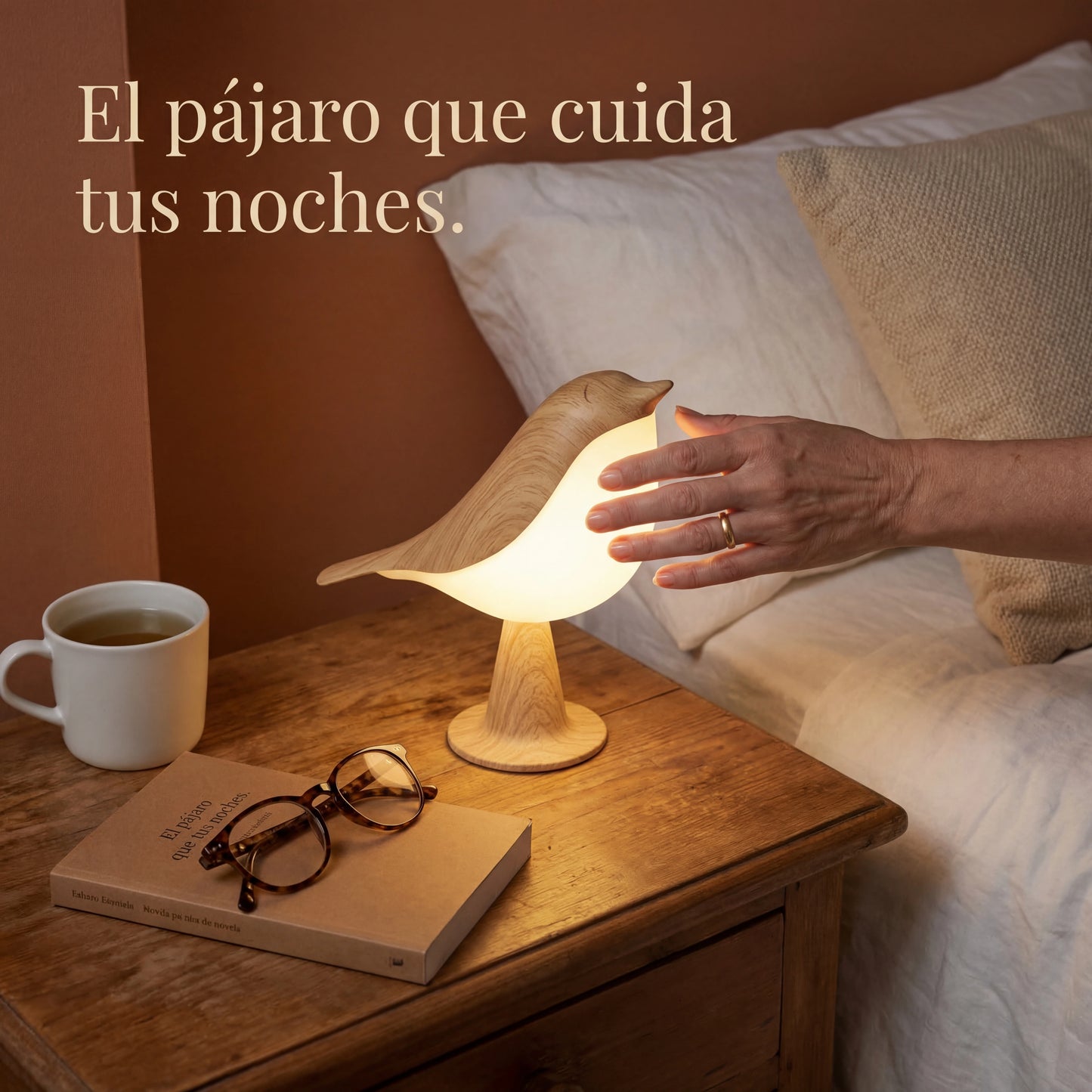 BirdZen - Lámpara de Mesilla