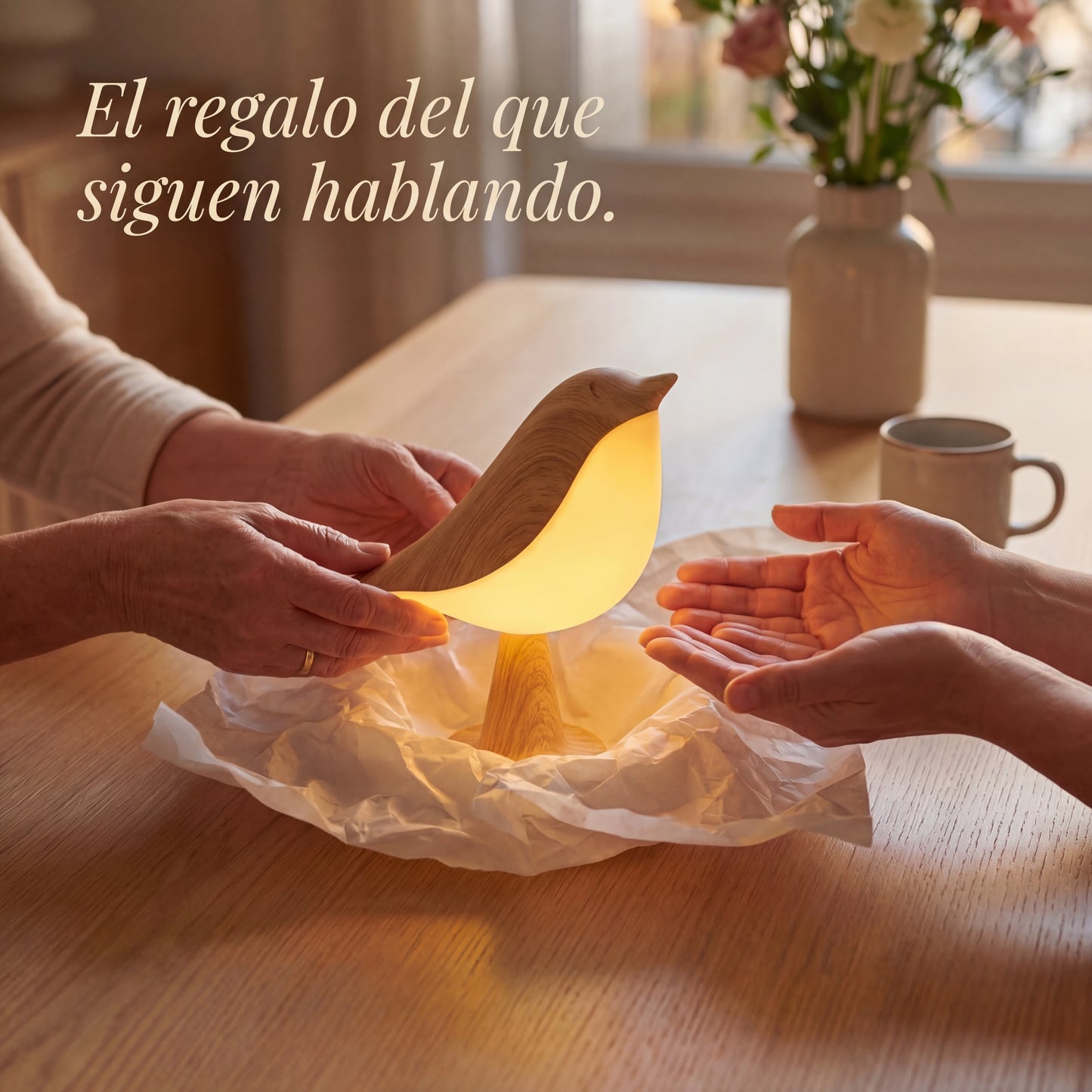 BirdZen - Lámpara de Mesilla