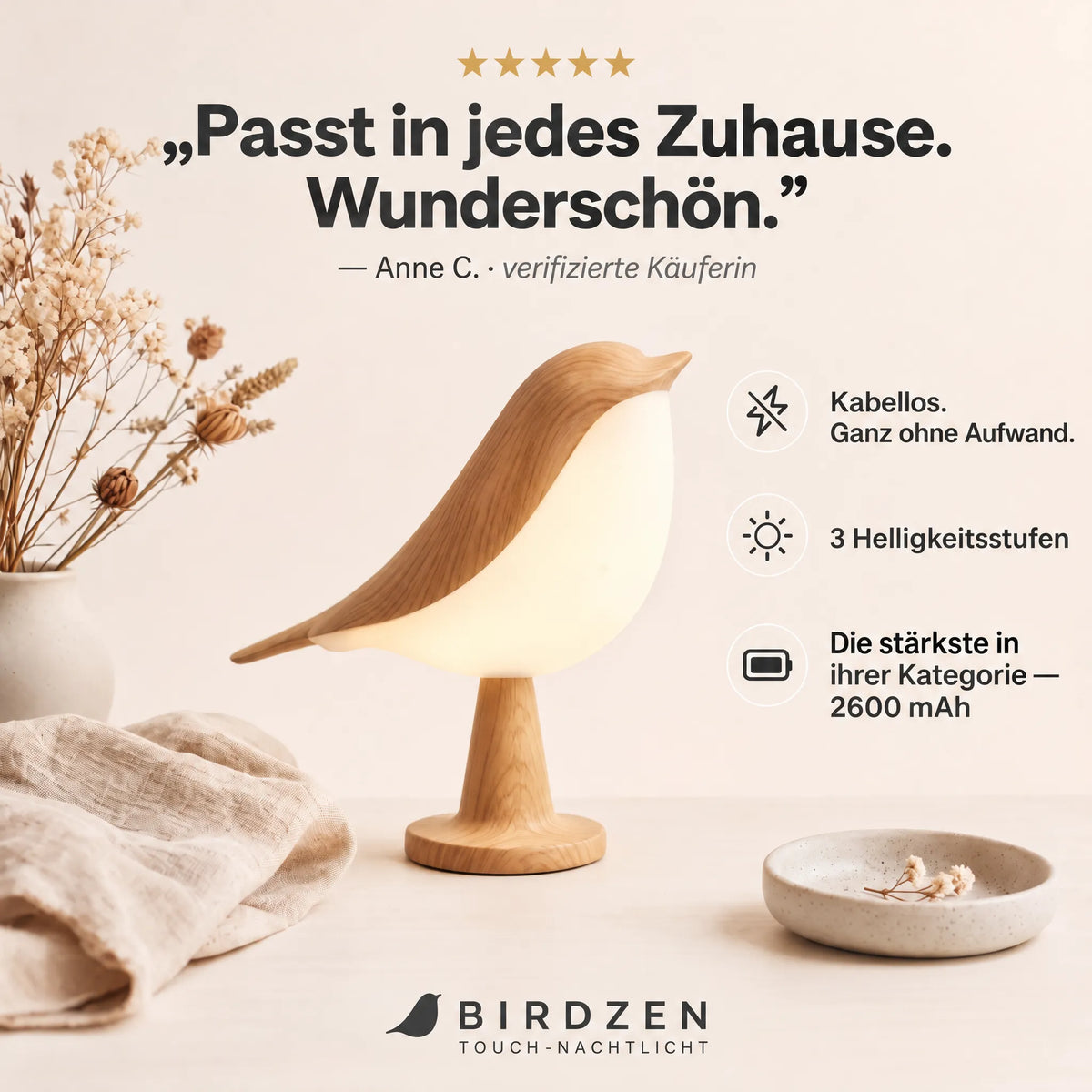 BirdZen – Der kleine Vogel, der über deine Abende wacht